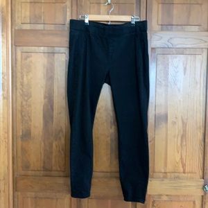 Denim black skinny pants
